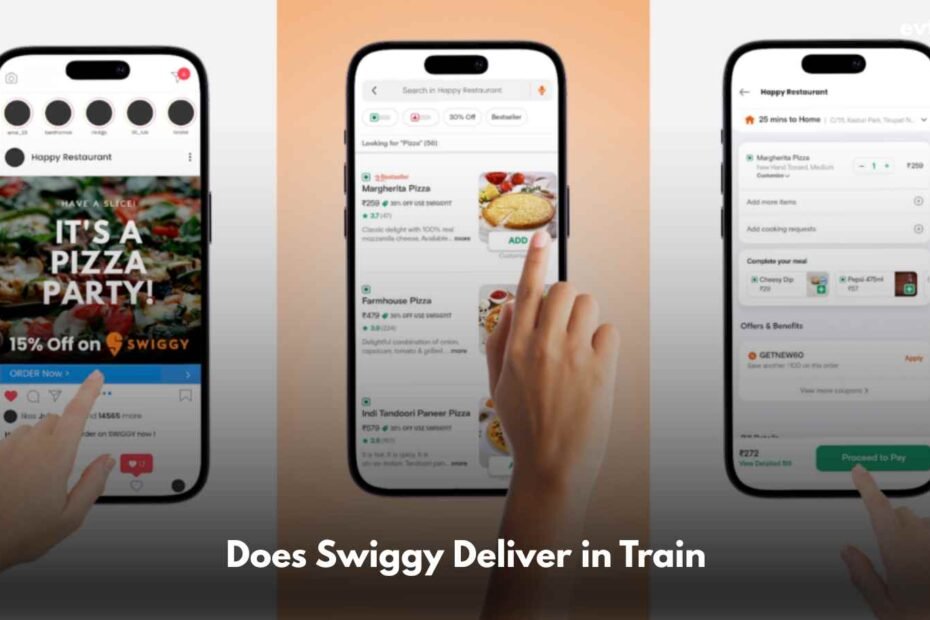 Does Swiggy Deliver in Train