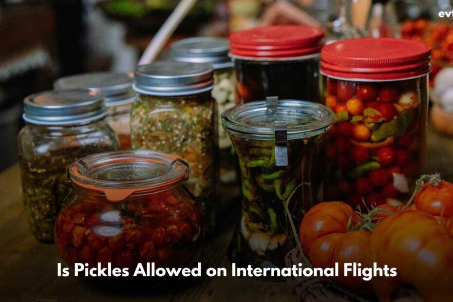 Is Pickles Allowed on International Flights