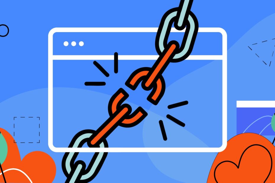 Broken links and 404 errors on a website