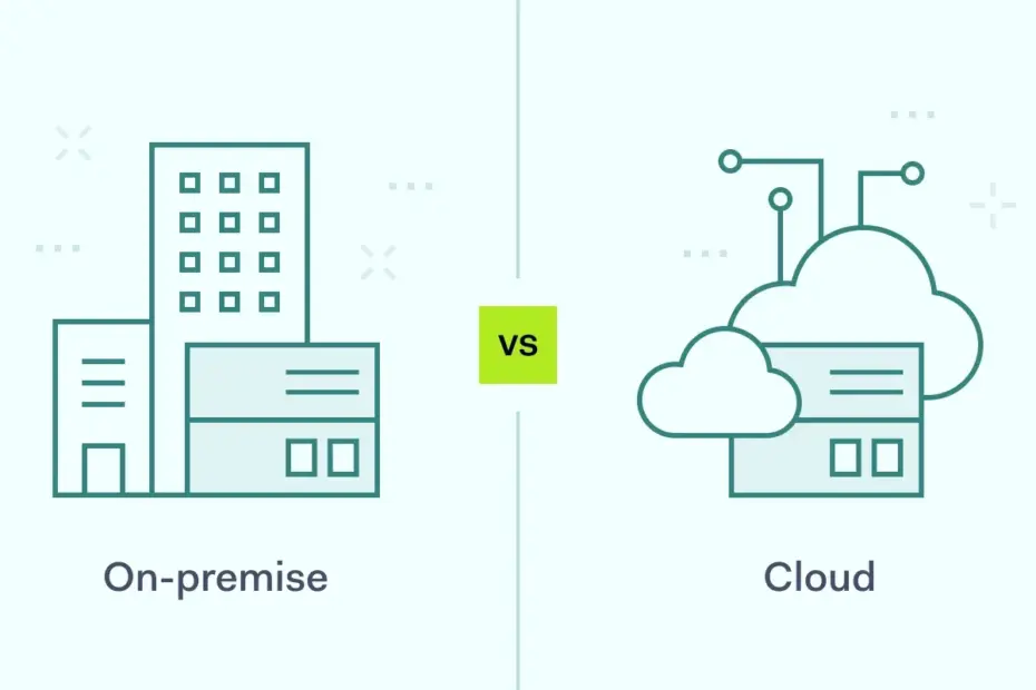 Comparison between cloud computing and traditional IT infrastructure