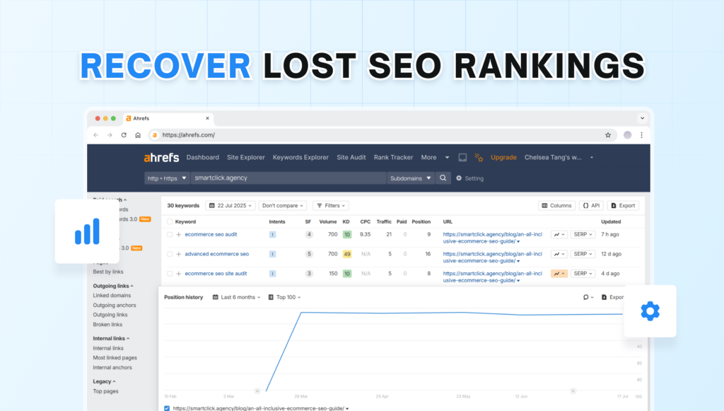 Diagnosing and recovering from SEO ranking drops
