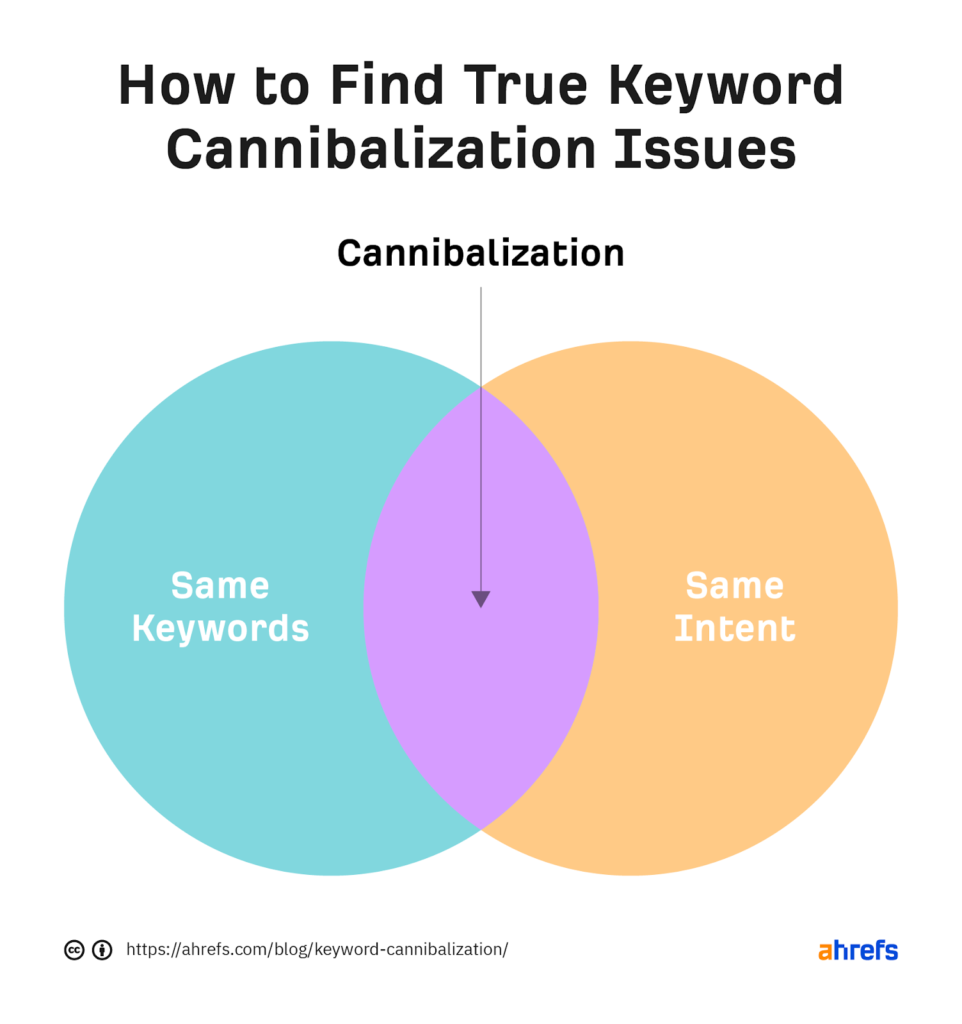 Keyword cannibalization issue in SEO
