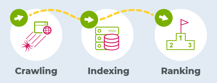 How search engines crawl, index, and rank websites